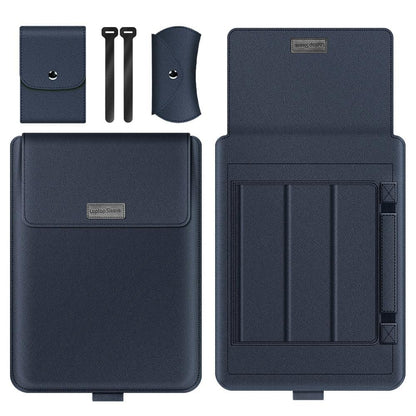 4-in-1 Computer Bracket Liner Bag - 13 / 14 Inch Storage Bag - Dark Blue