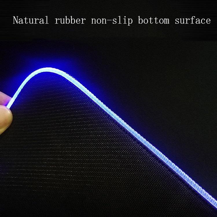 Rgb Non Slip Mouse Pad With Thermal Transfer - Glasses Cat