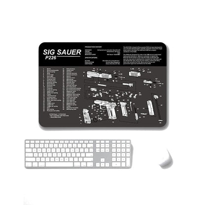 2 Pack Non Slip Gaming Mouse Pad 4Mm Thick - Sps-Xd