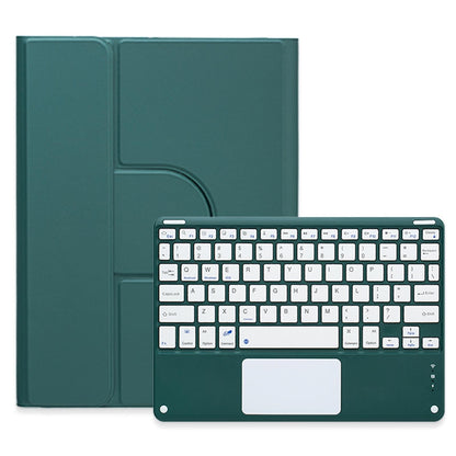 360 Degree Rotatable Bluetooth Keyboard Leather Case With Touchpad - Square Button - Lavender Purple - For Ipad 10Th Gen 10.9 2022