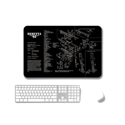 2 Pack Non Slip Office Gaming Mouse Pad 5Mm - Sps-Xd