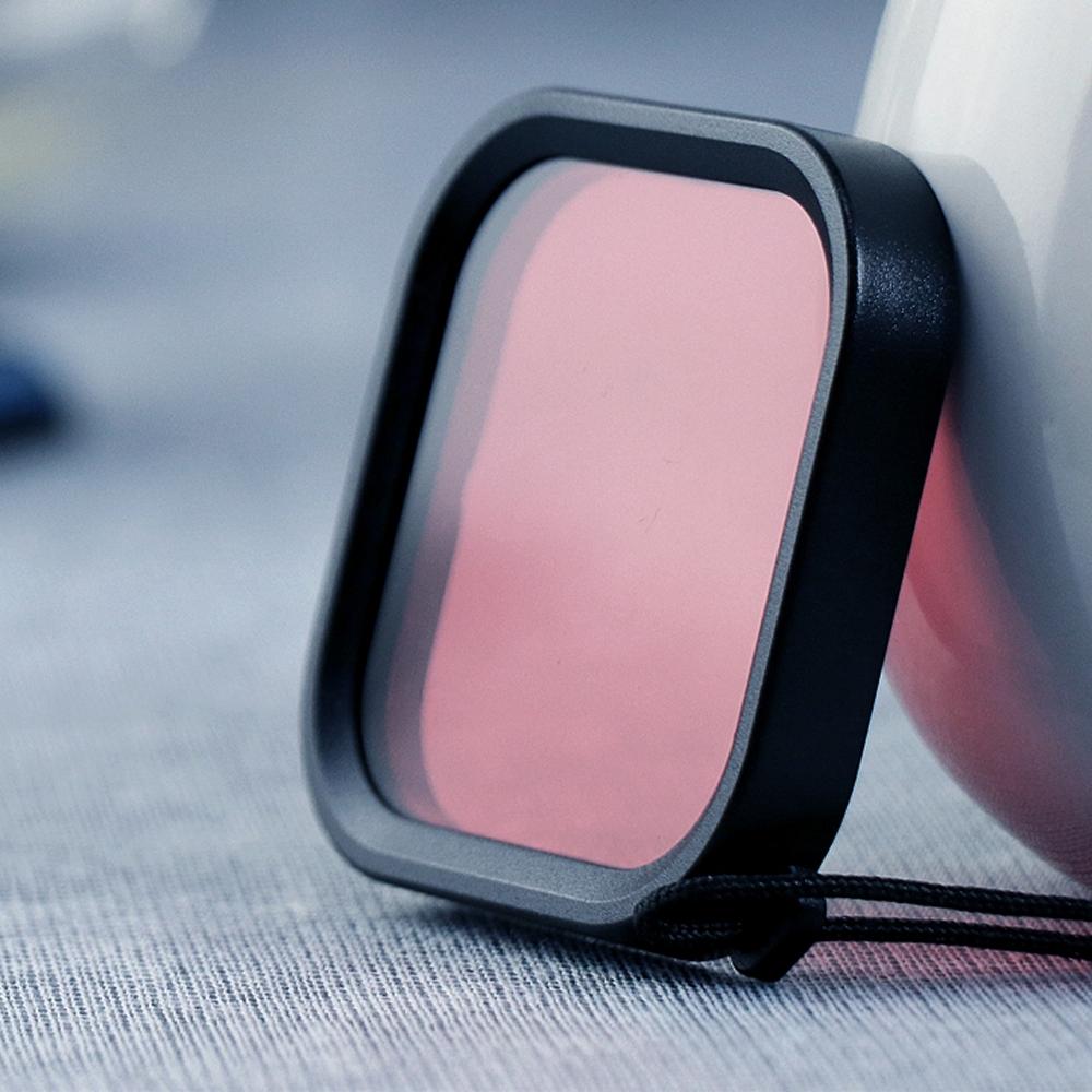Gopro Hero8 Diving Lens Filter - Square Housing - Pink