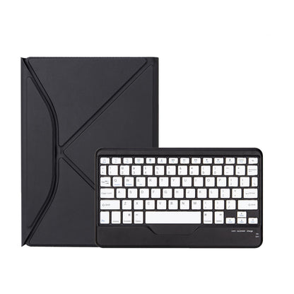 Bluetooth Keyboard Leather Tablet Case With Pen Slot - Pink