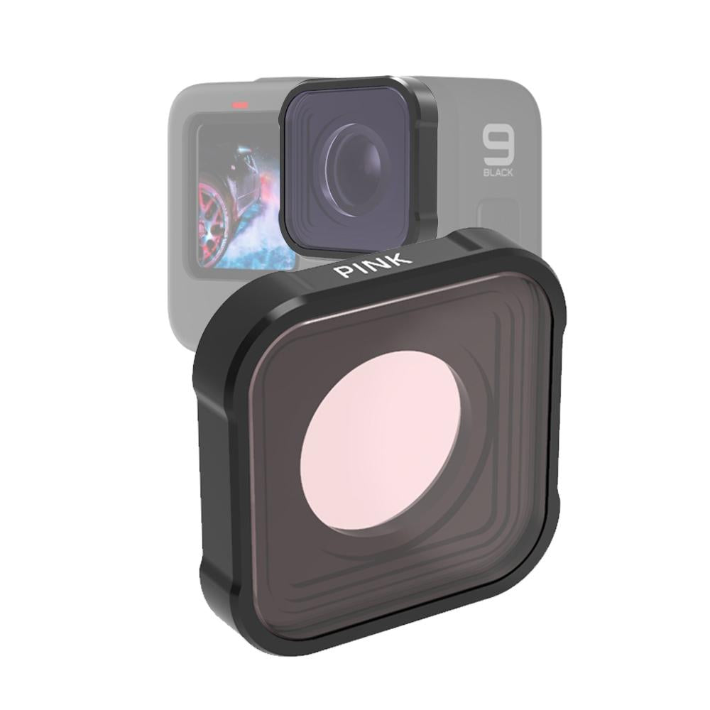 Kb Series Diving Lens Filter for Gopro Hero10 / 9 - Underwater - Pink