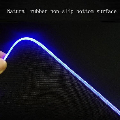 Rgb Non Slip Mouse Pad With Thermal Transfer - Glasses Cat