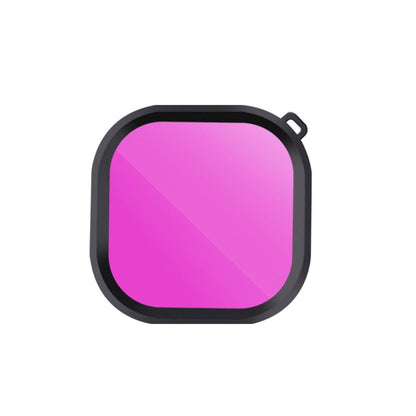 Waterproof Diving Lens Filter for Gopro Hero8 Housing - Pink