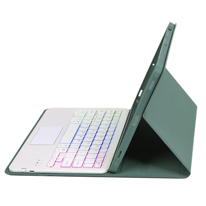 2022 Ipad 10.9 Lambskin Keyboard Case With Backlight & Pen Slot - Pink