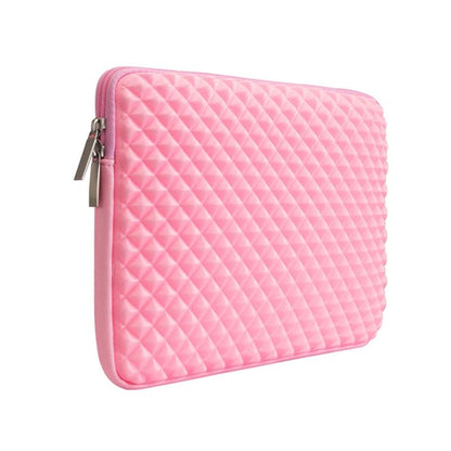Textured Diamond Laptop Sleeve - Pink