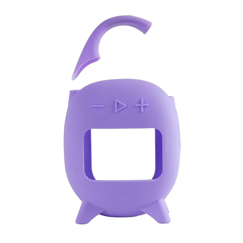 Soft Silicone Protective Case for Jbl Clip 5 Portable Speaker - Purple