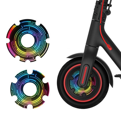 Waterproof Sticker for Xiaomi M365 Scooter Motor - 1 Pair - Colorful 7