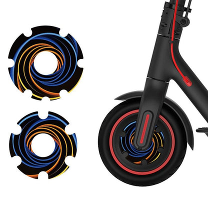 Waterproof Sticker for Xiaomi M365 Scooter Motor - 1 Pair - Colorful 7