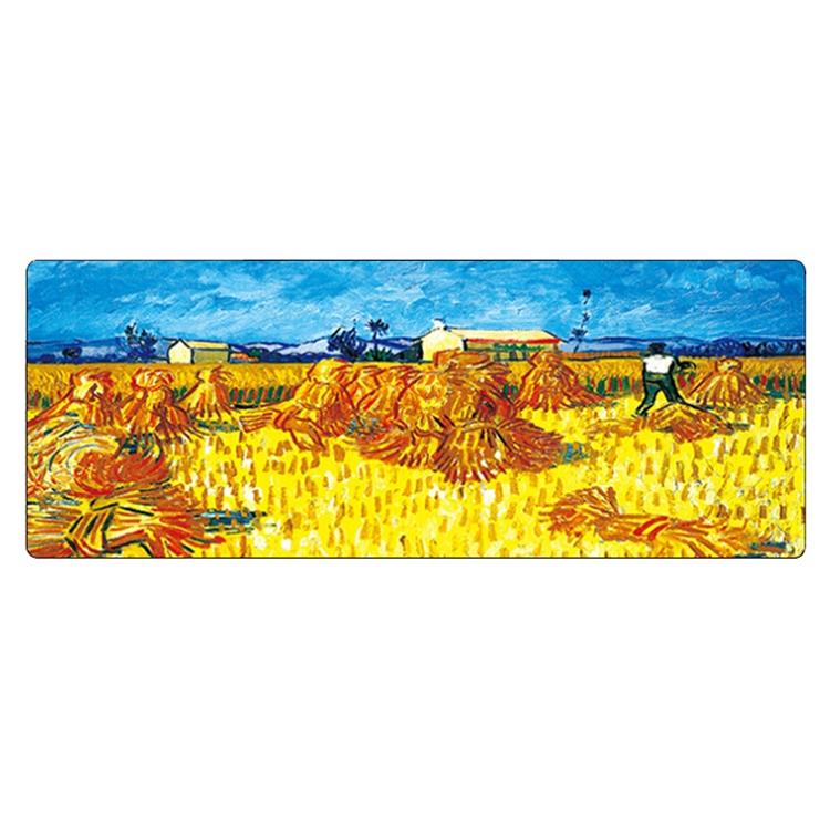 Large Desk Mouse Pad For Oil Painting - Autumn Leaves
