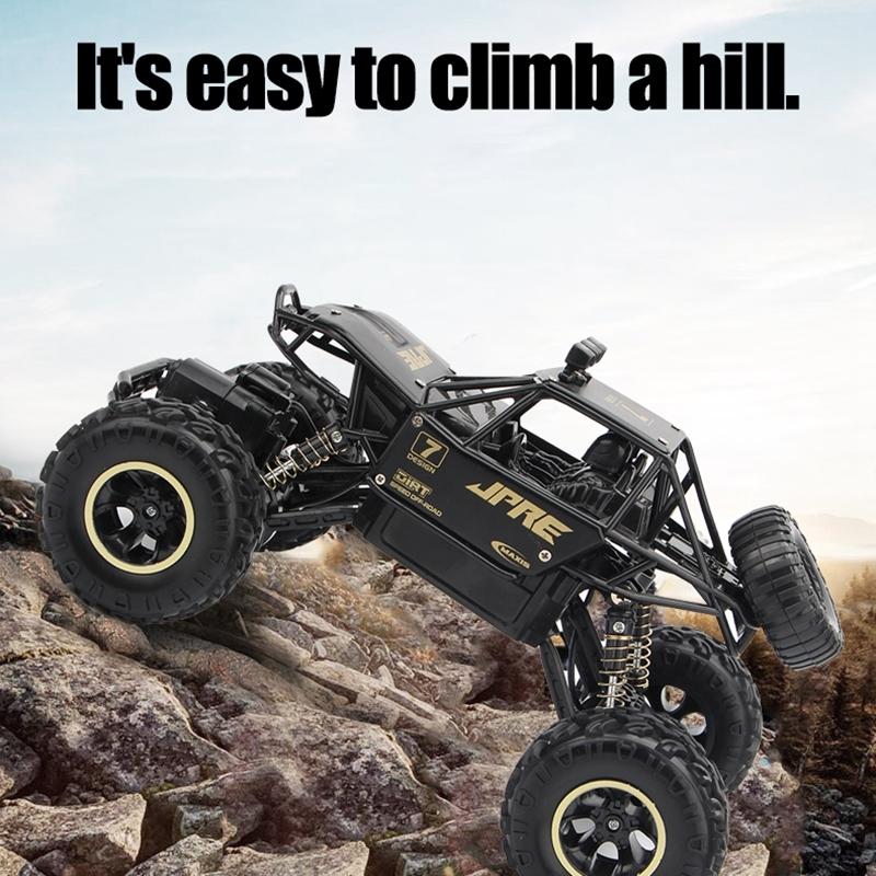 Off-road Climbing Car with 2.4ghz Remote Control and Double Motors - Green