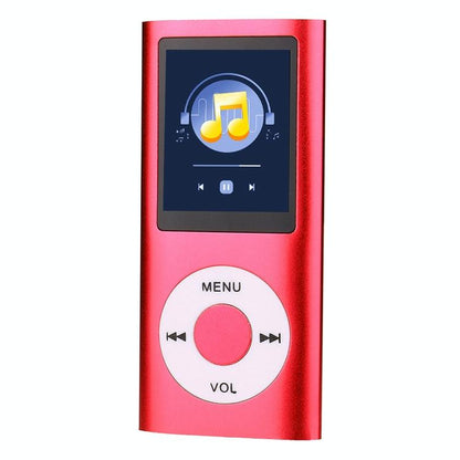 1.8 Inch Tft Screen Metal Player With Tf Card Slot Recorder Fm Radio E Book & Calendar - S-Mp4-4305G