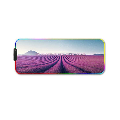 Rgb Non Slip Mouse Pad With Thermal Transfer - Colourful Brick