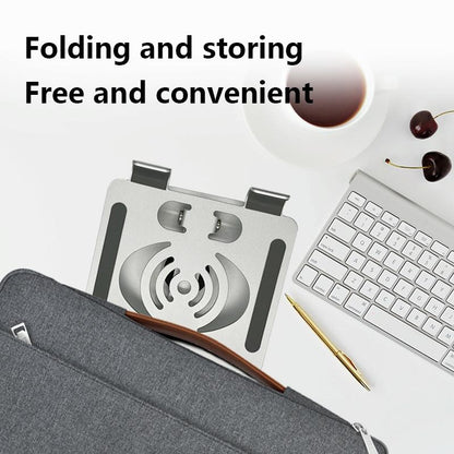 Foldable Rotating Laptop / Tablet Stand - Aluminum Alloy - Green