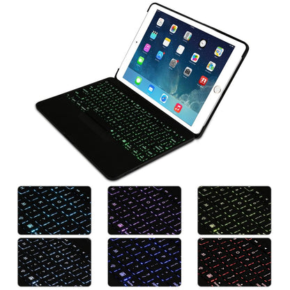Detachable Bluetooth Keyboard Case For Ipad Air 2 / 9.7 2018 / 2017 / Pro 9.7 - Colourful Backlight - Rose Gold