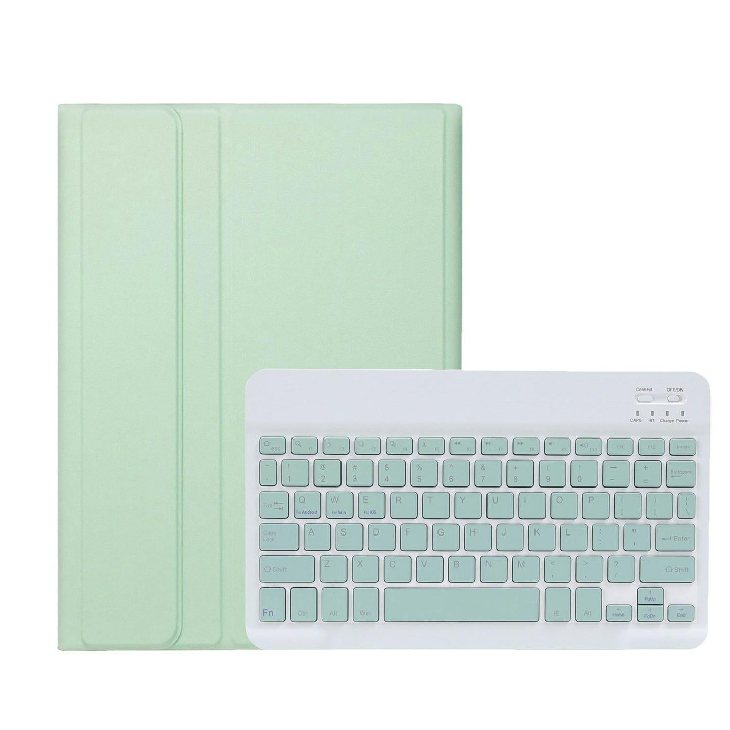 Ultra-Thin Bluetooth Keyboard Leather Tablet Case For Ipad 10.9 2022 With Pen Slot - Rose Gold