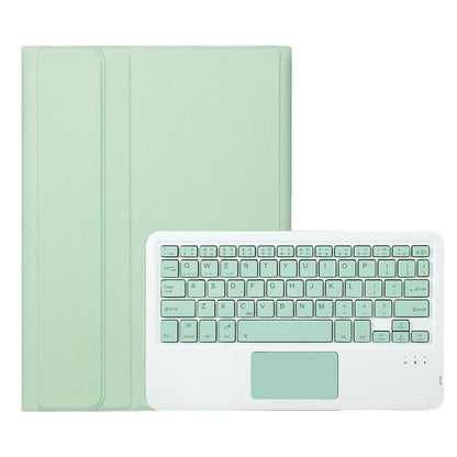 2022 Ipad 10.9 Lambskin Bluetooth Keyboard Case With Pen Slot - Rose Gold