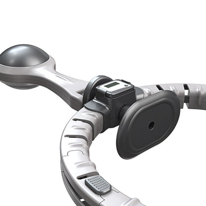Vibe Geeks 360 Degree Smart Infinity Intelligent Hula Hoop - Gray 1 Adjustable Suction
