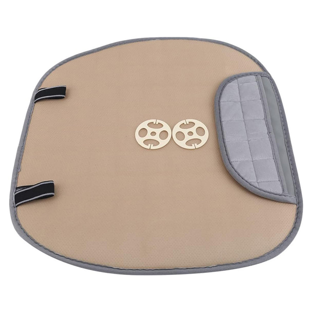 Vibe Geeks Auto Front Seat Winter-proof Cover for Comfort and Protection - Black