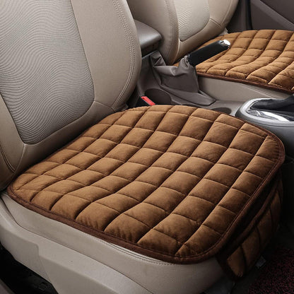 Vibe Geeks Auto Front Seat Winter-proof Cover for Comfort and Protection - Black