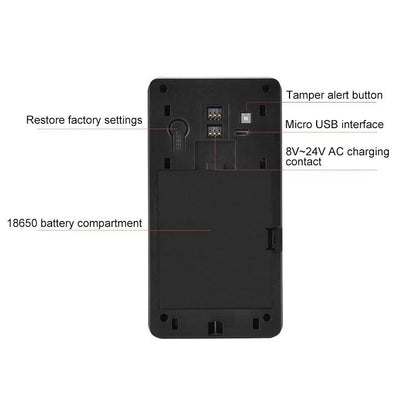 Smart Wifi Video Doorbell With Night Vision & Pir Detection