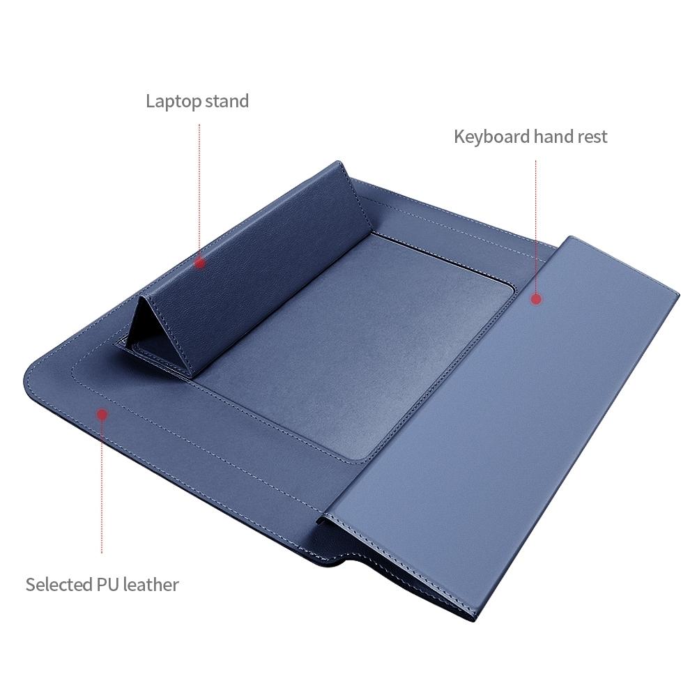 Waterproof 4-in-1 Laptop Holder with Wrist Protection - Fits 17 Inch - Grey