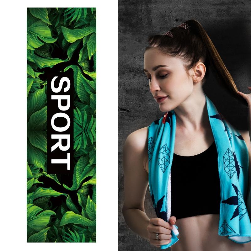 Quick Drying Cooling Towel For Outdoor Sports 100 X 30Cm - Basketball