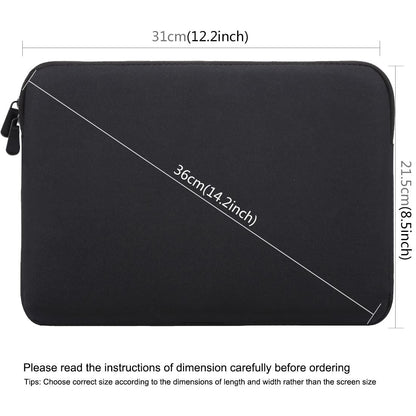 Zipper Sleeve Briefcase for Macbook Samsung Sony Dell Alienware Chuwi Asus Hp Laptops and Tablets - Grey