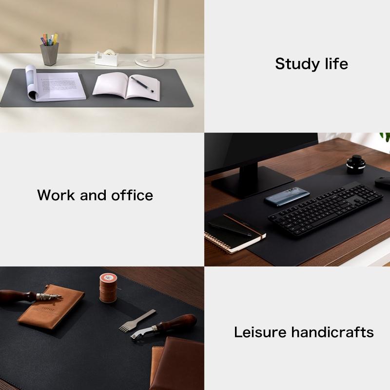 Waterproof Non Slip Desk Pad For Large Mice - Grey