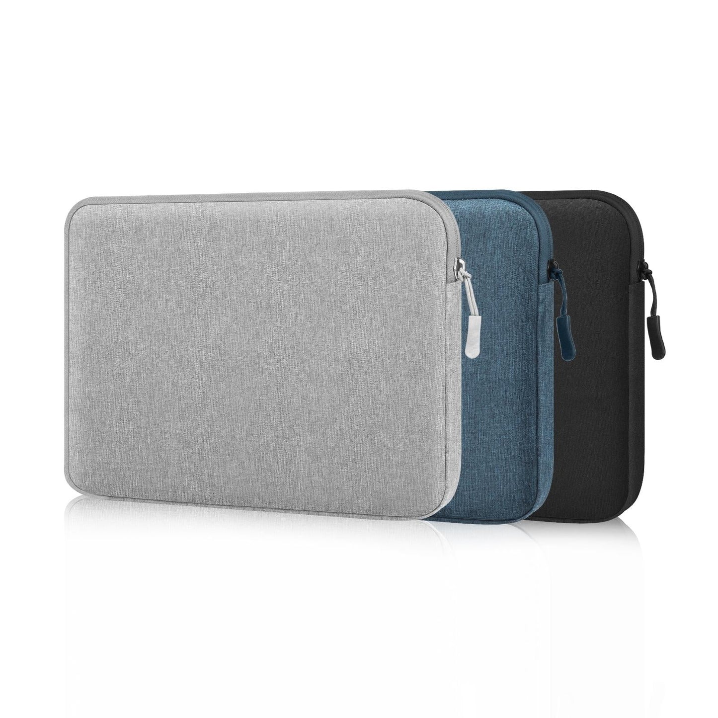 11 Tablet Sleeve Briefcase for 9.7-11.0 Tablets - Zipper Closure - Grey