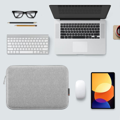 13 Laptop Sleeve Briefcase for 12.5-13.5 Laptops - Zipper Closure - Grey