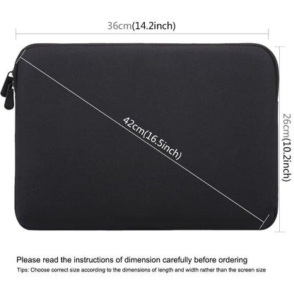 15 Inch Laptop Sleeve Case with Zipper for Macbook Samsung Sony Dell Alienware Chuwi Asus Hp - Grey