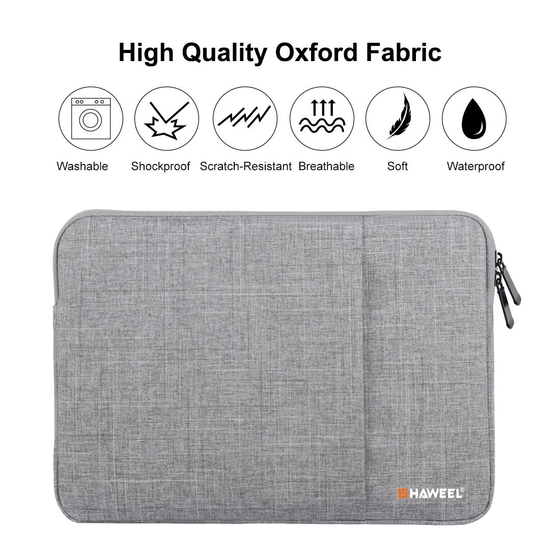 15 Inch Laptop Sleeve Case with Zipper for Macbook Samsung Sony Dell Alienware Chuwi Asus Hp - Grey