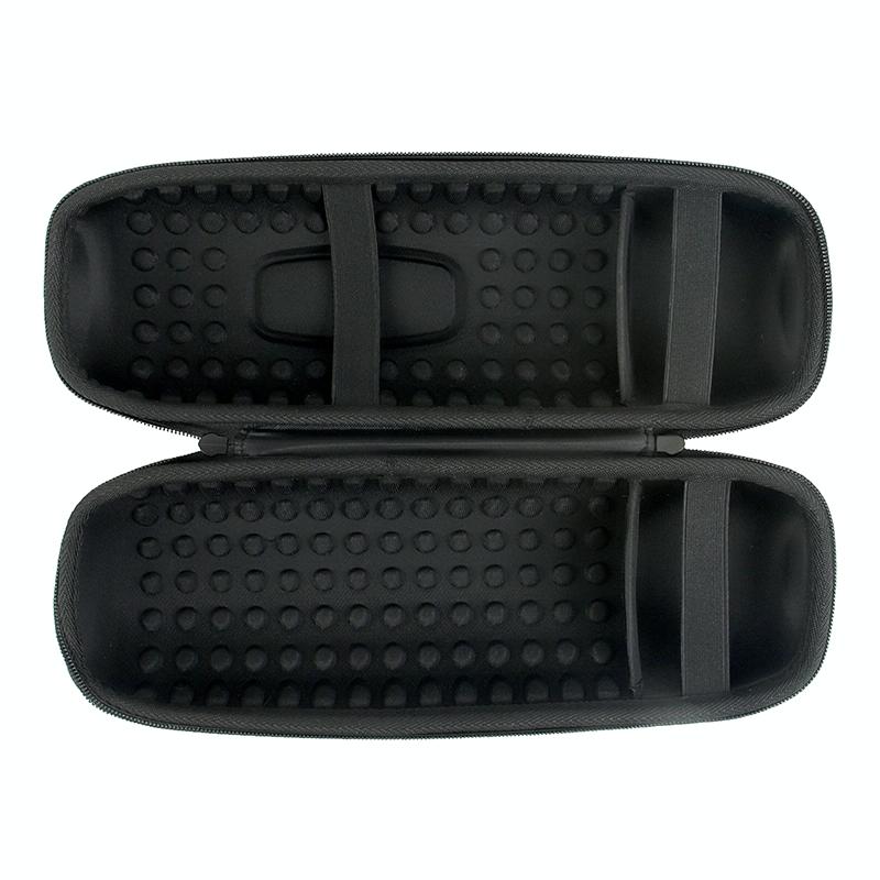 Protective Cover for Jbl Charge 5 Speaker with Strap & Carabiner - Grey