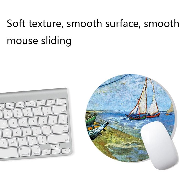 Large Desk Mouse Pad For Oil Painting - Starry Night