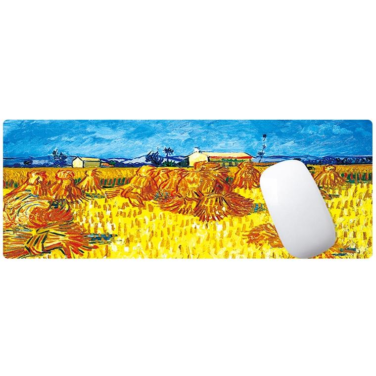 Large Desk Mouse Pad For Oil Painting - Starry Night