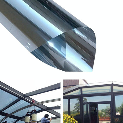 110cm x 1m Uv Reflective Privacy Window Film Sticker - Gold