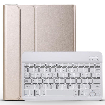 Bluetooth Keyboard & Leather Tablet Case For Ipad Pro 11 Detachable Brushed Texture Horizontal Flip Holder - Gold