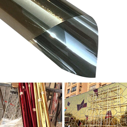 60cm x 1m Uv Reflective Privacy Window Film - one Way Decorative Sticker - Gold