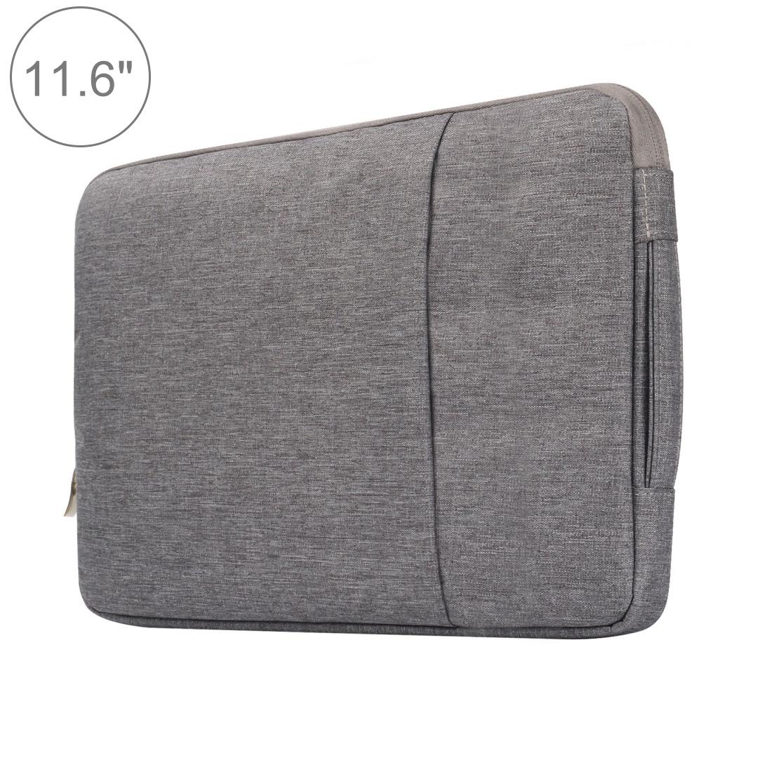 Universal Denim Laptop Case for 11.6 Notebooks - Portable and Stylish - Fits Macbook Air - 32.2x21.8x2cm - Blue