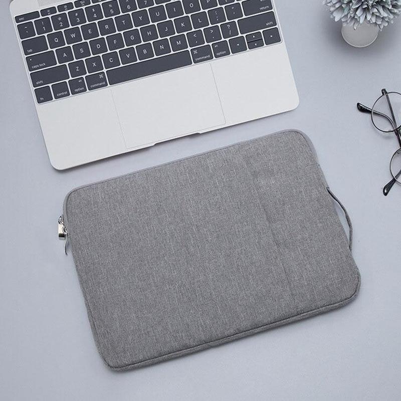 Universal Denim Laptop Case for 11.6 Notebooks - Portable and Stylish - Fits Macbook Air - 32.2x21.8x2cm - Blue