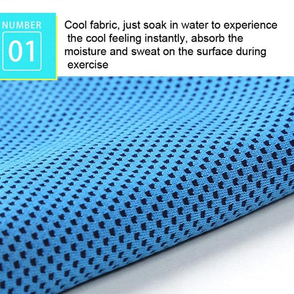 Chill Towel For Summer Workouts - Cylindrical Bright Orange