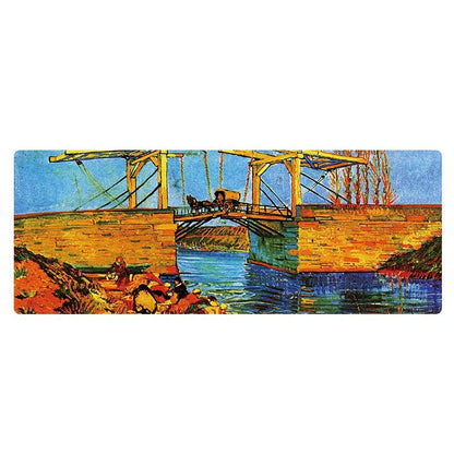 Large Desk Mouse Pad For Oil Painting - Iris