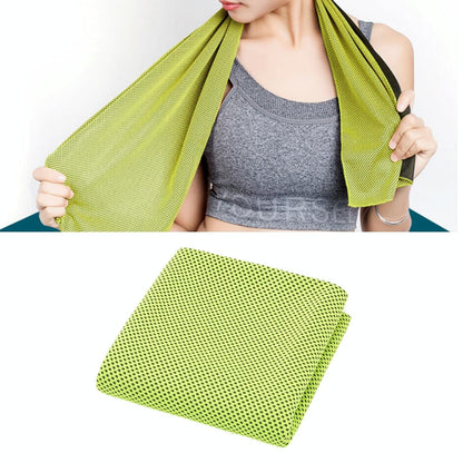 2-pack Enduring Ice Towels - Microfiber Fabric 30*100cm - Ideal for Gym and Sports - Purple