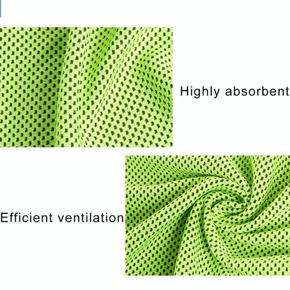 2-pack Enduring Ice Towels - Microfiber Fabric 30*100cm - Ideal for Gym and Sports - Purple