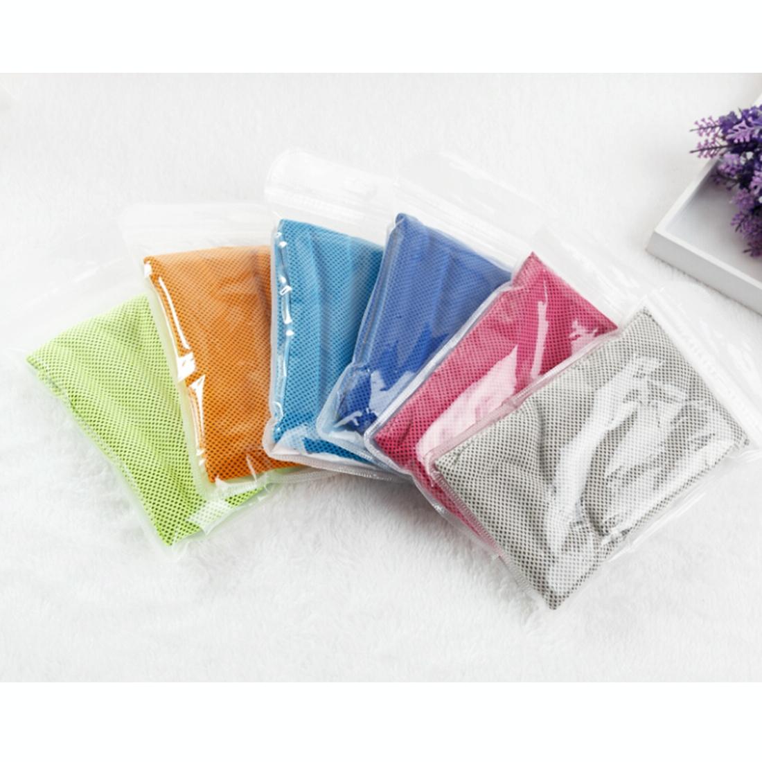 2-pack Enduring Ice Towels - Microfiber Fabric 30*100cm - Ideal for Gym and Sports - Purple
