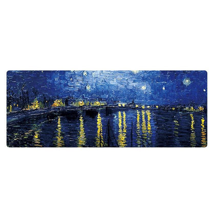 Large Desk Mouse Pad For Oil Painting - Iris