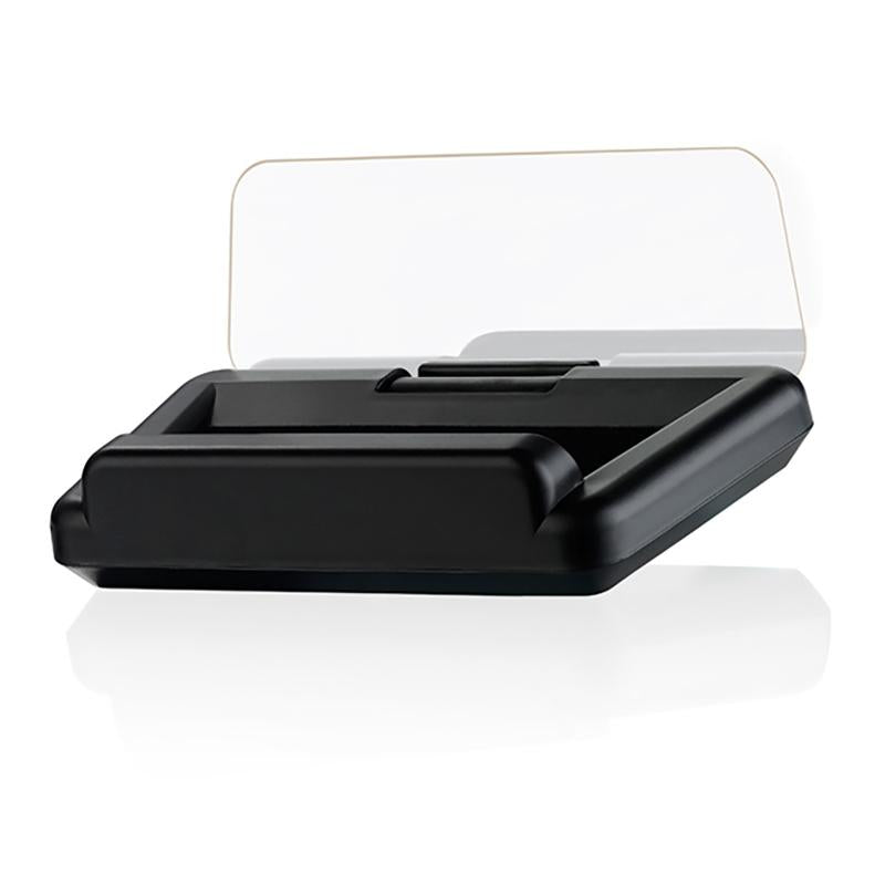 Virtual Hd Car Hud Display Speed Rpm Water Temp Oil Consumption Distance / Time Voltage Over Speed Alarm - Blue
